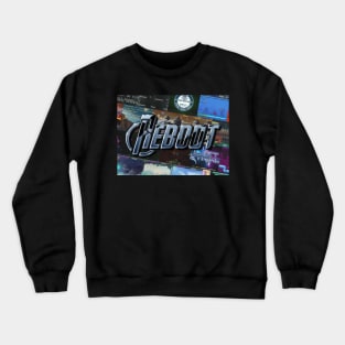 Reboot postcard Crewneck Sweatshirt